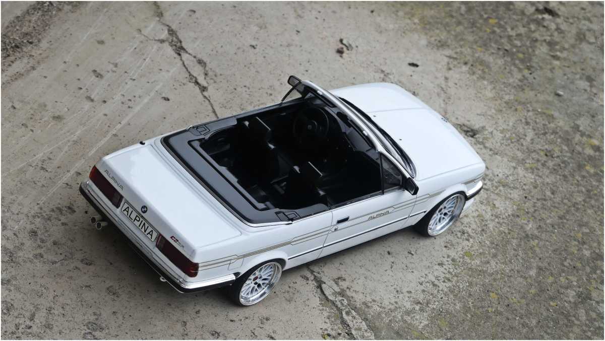 1:18 BMW E30 Cabriolet Alpina C2 2.7 / Metall Modell + OVP